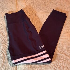 Navy Bombshell Sportswear Thigh High Leggings XL